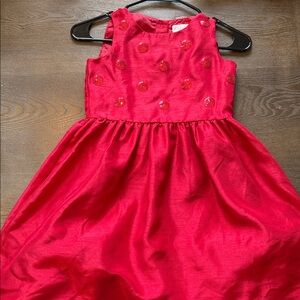 Gymboree Red Sequin Dot Party Dress